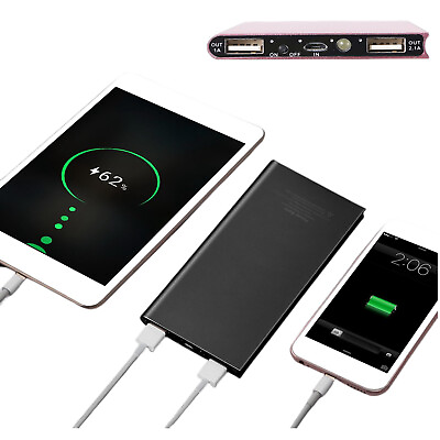 Ultra Thin 20000mAh Portable External Battery Charger Power Bank for Cell Phone $17.58