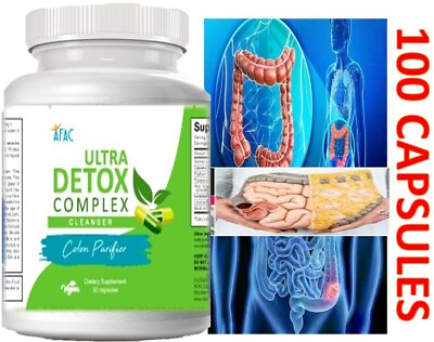 #ad Best detox stomach detox cleanser 100 caps colondetox cleanse healthy $15.00