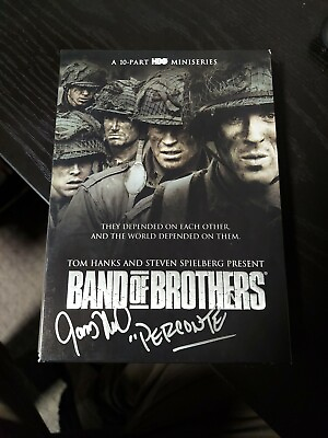 #ad Band of Brothers DVD 2001 10 Part Miniseries Autographed James Madio Perconte $40.00