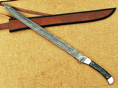 #ad 30 Inch Handmade Sword Dao Sword Scimitar Sword Hand forged Medieval Sword $129.99
