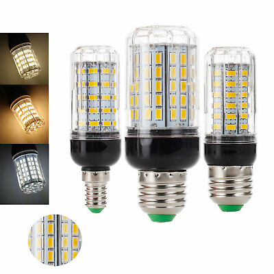 #ad LED Corn Bulb E27 E14 E12 E26 B22 24 108LEDs Light Lamps 110V 220V DC 12V 24V $3.64