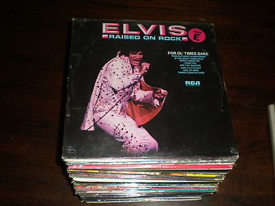 #ad Elvis LP Raised On Rock SEALED $50.00