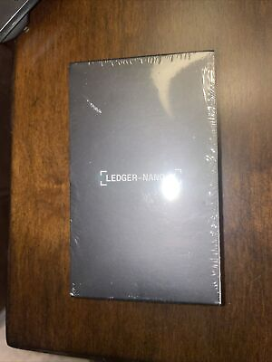 #ad Ledger Nano X Cryptocurrency Bluetooth Hardware BTC Wallet New Version Sealed $89.99