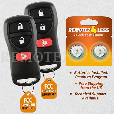 #ad 2 New Replacement Keyless Entry Remote Key Fob for Nissan Frontier Titan Xterra $9.58