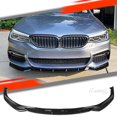 #ad Glossy Black Front Bumper Lip For BMW 5 Series G30 G31 G38 540i M Sport 2017 19 $68.99