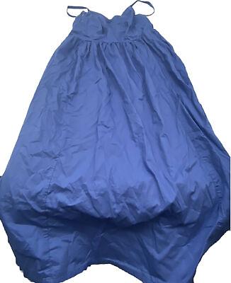 #ad Old Navy Dress Women Blue Sleeveless Dress Size Medium Good Used Condition $7.99