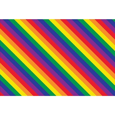 #ad Rainbow Stripe Tissue Paper 20quot; x 30quot; See Available Quantities BPT335 $11.11