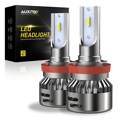 #ad 2X AUXITO H11 H9 H8 LED Headlight Bulbs Kit Low Beam Super White 9000LM 6500K US $19.99