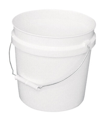#ad Leaktite 002G01WH200 2 gal. Capacity Plastic Bucket 9.25 x 9.5 in. Pack of 10 $45.61