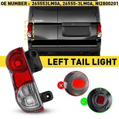 #ad Driver Side Left Taillamp Tail Light Assembly FOR 2013 2018 Nissan NV200 US $45.99