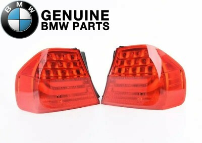 #ad ✅ Genuine OEM BMW 3 Series E90 M3 LCI Outer Tail Lights Pair 2009 2011 LED Lamps $259.99