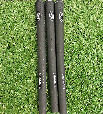 #ad Set of 3 AVON Chamois Undersize .56 Round Golf Grips Black C $22.00