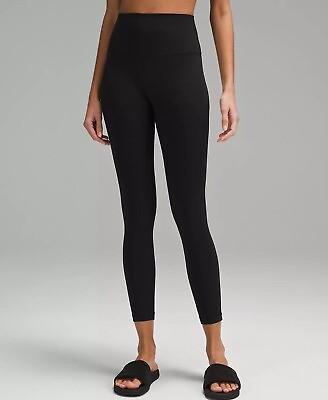 #ad Lululemon SIZE 4 Black Yoga Align Pant Sport Leggings High Rise 25quot; New W Tag $45.99