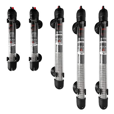 #ad 25W 300W Submersible Aquarium Fish Tank Heater Rod Heating Adjustable Thermostat $14.48