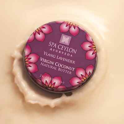 #ad Spa Ceylon Ayurveda Wellness Ylang Lavender Virgin Coconut Butter 25g 0.88 oz $15.99