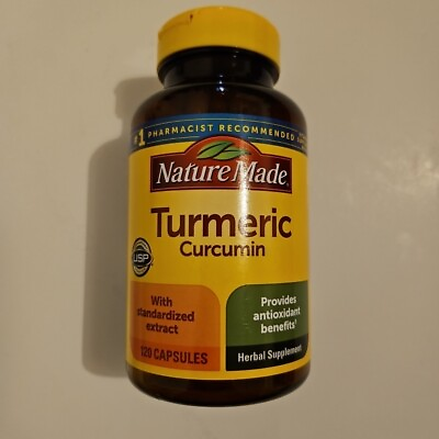 #ad Nature Made Turmeric Curcumin 500 mg 120 Caps Exp 2025 $19.99