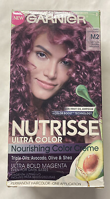 #ad Garnier Hair Color Nutrisse Ultra Color Creme Sweet Grenadine M2 Sealed $11.95
