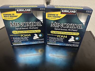 #ad ✳️🔥Kirkland Hair Regrowth Treatment 5% Minoxidil Foam for Men 6 Months Supply $88.88