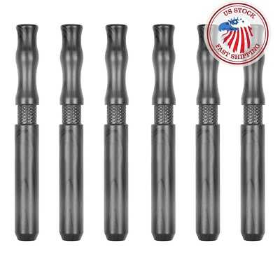 #ad Pack of 6 3quot; One Hitter Pipes with 3 Brush Metal Tobacco Smoking Pipes Bats $14.99