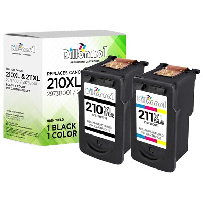 #ad Combo for Canon PG 210XL 2973B001 CL 211XL 2975B001 Ink Cartridges $15.95