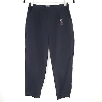 #ad Bobo Choses Kids Pants Girls Size Small Navy Dark Blue Cotton Jogger Pockets $39.98