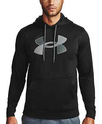 #ad Under Armour Men#x27;s Armour Fleece Big Logo Hood Small *$55 Retail $50.00