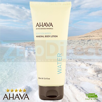 #ad ⭐️⭐️⭐️⭐️⭐️ AHAVA Deadsea Water Mineral Body Lotion Cream 100 ml 3.4 oz $121.89