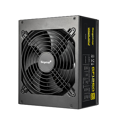 #ad OPEN BOX 1250W Gaming Power Supply GP Series 80 Plus Gold Certified Full Modular $85.99
