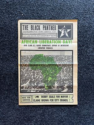 #ad 1971 African Liberation Day Black Panther Political Party Education Art Civi $249.99