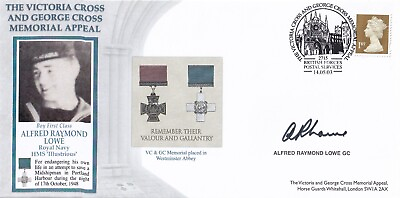 #ad Victoria Cross amp; George Cross Cover Signed A R Lowe GC George Cross Holder GBP 6.95
