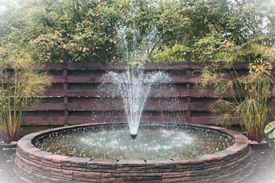 #ad Custom Pro Pond Fountain w 1500 GPH Pump 3 Spray Nozzles amp; 33 Foot Power Cord $289.50