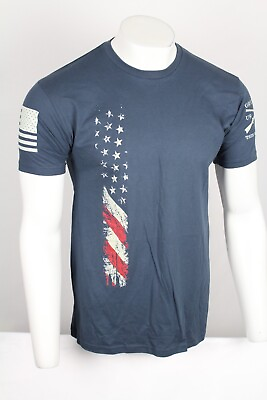 #ad Grunt Style True Colors Flag Men#x27;s T Shirt Short Sleeve Blue $18.69
