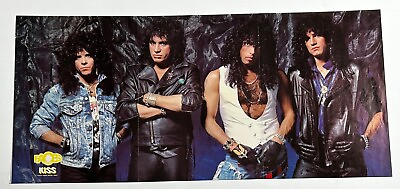 #ad KISS Vintage Band Crazy Nights Poster Centerfold Carr Simmons Kulick Stanley $23.00