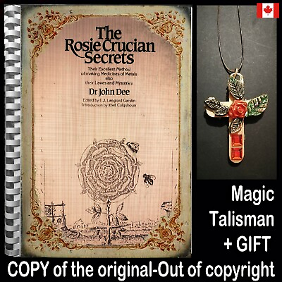 #ad antique book magic rosicrucian secret alchemy occult esoteric rare manuscript of C $206.15