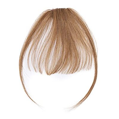#ad Clip in Bangs Human Hair Thin Air Bangs Extension with Temples 1 Clip One Pie... $21.93
