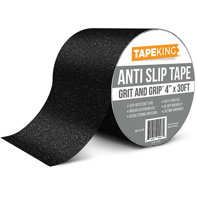 #ad Tape King Anti Slip Traction Tape 4 Inch x 30 Foot Best Grip Friction $16.98