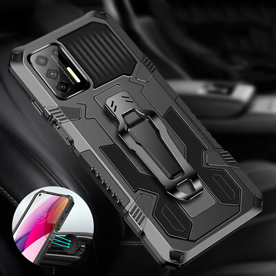 #ad For Samsung Galaxy A03s Shockproof Armor Heavy Rugged Kickstand Stand Case Cover $6.49