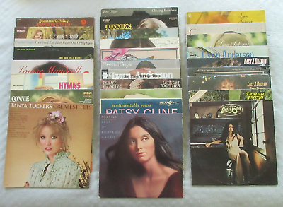 #ad Lot of 28 Vintage Female Country Vocal Vinyl LPs 60s 70s 80s See List amp; Pictures $59.95