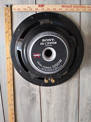 Sony Xplod Speakers XS L106P5 Subwoofer Peak Power: 1200 Watts $140.00