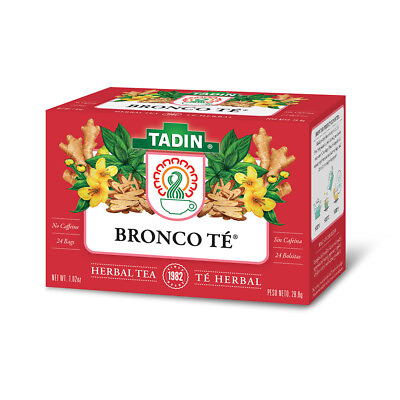 #ad Tadin Bronco Herbal Tea. Peppermint Eucalyptus amp; Ginger Blend. 24 Bags. 1.01 oz $6.09