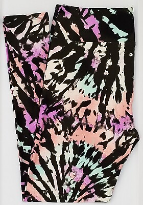 #ad OS LuLaRoe One Size Leggings Cute Multicolor Tie Dye NWT Q75 $13.90
