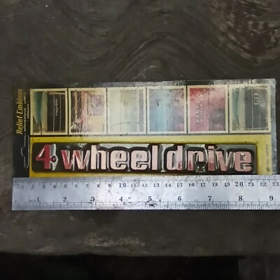 #ad vintage 4 wheel drive logo nos emblem van vehicles germany toyota land rover $69.00