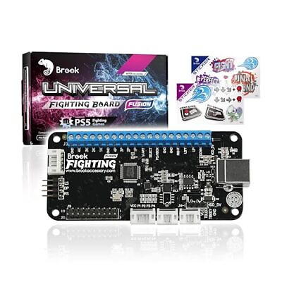 #ad Universal Fighting Board Fusion with a Sticker Pre installed header version... $142.59