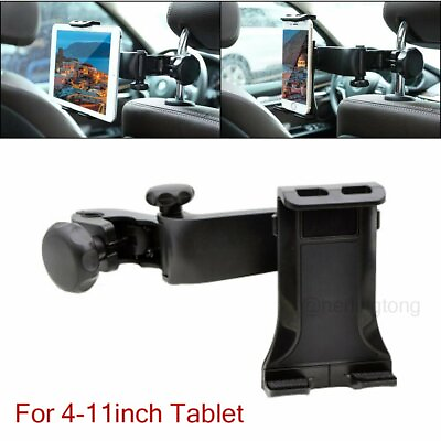 #ad Universal Car Back Seat Headrest Phone Holder Mount for iPad Tablet 4quot; 11quot; Phone $9.99