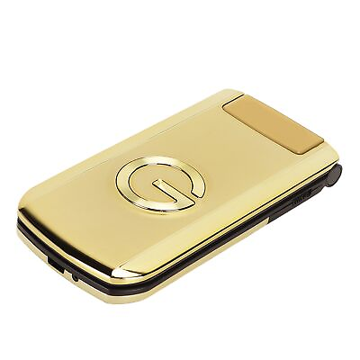 #ad Senior Flip Phone Gold Flip Cell Phone Dual Card Dual Standby For Daily Life $32.99