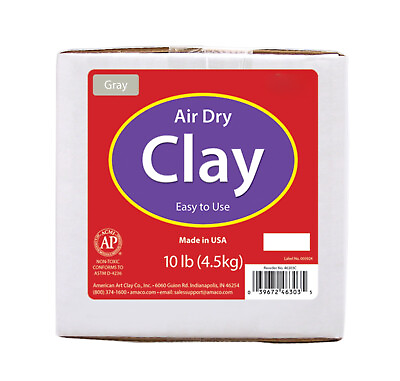 #ad Air Dry Modeling Clay 10 Lbs. Gray $21.80