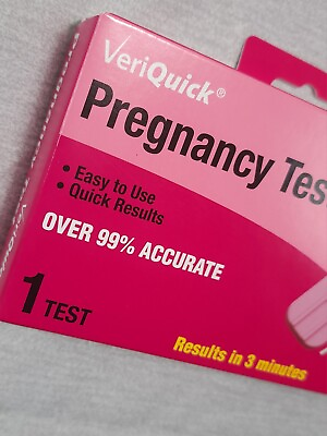 #ad VERIQUICK PREGNANCY TEST Pregnancy Test Tested Quick Results 6 30 2024 99% $9.85