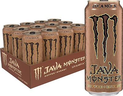 #ad #ad Monster Energy Java Loca Moca Coffee Energy Drink 15 Ounce Pack of 12 $24.99