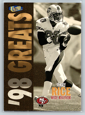 #ad Jerry Rice 1998 Ultra Gold Medallion NG #374G San Francisco 49ers $3.75