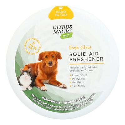 #ad Pet Odor Eliminator Solid Air Freshener Fresh Citrus 8 Ounce Pack of 1 $7.88